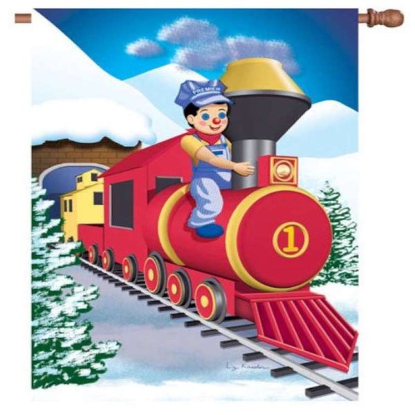 Polar Express House Flag