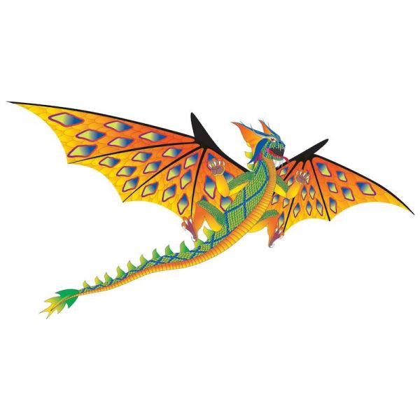 Supersized 3D Dragon Kite - Green