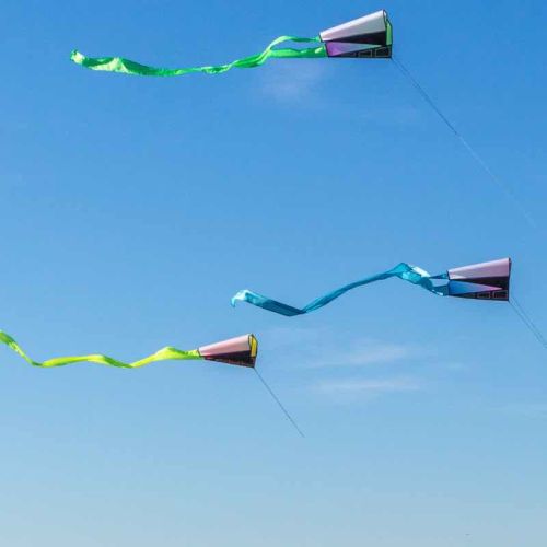 Electric Green Prism Pocket Flyer Sled Kite 2020 